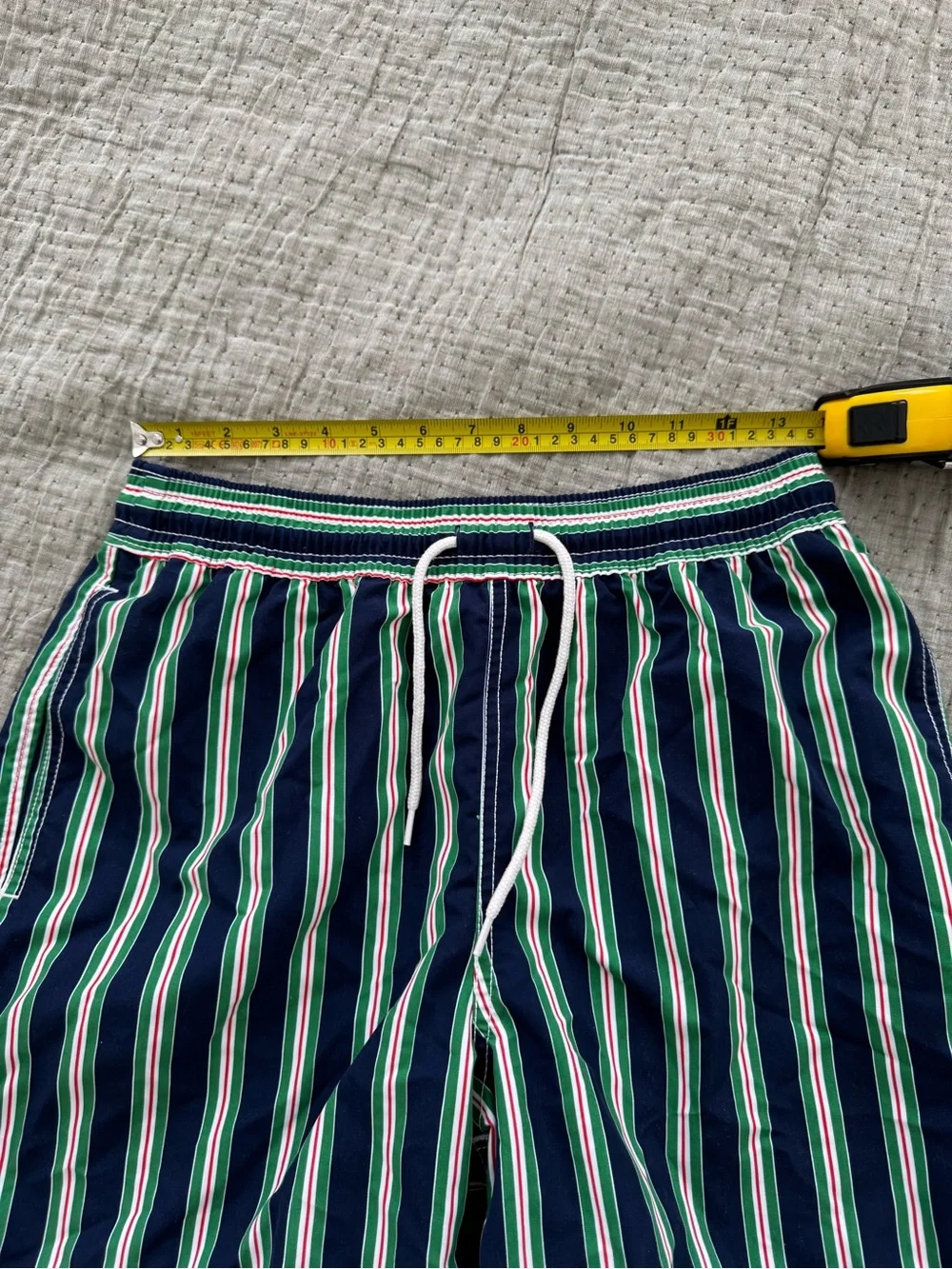 Polo Ralph Lauren Swimwear Vertical Stripe Swim Trunks w/ Liner